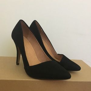 Madewell Black Suede Heel | 6.5